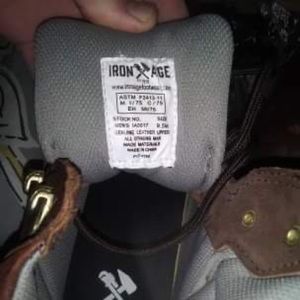 Iron Age welder boots